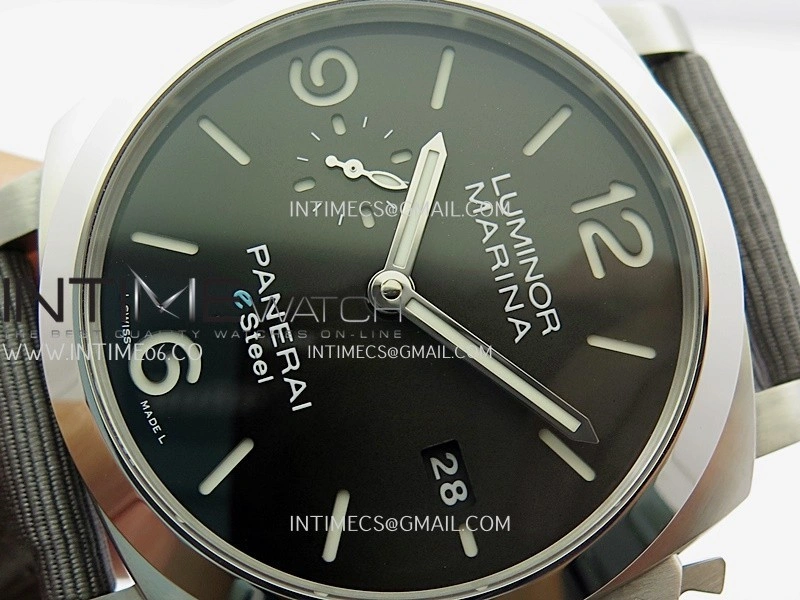 PAM1358 44mm VSF 1:1 Best Edition Black Dial On Gray Nylon Strap P.9010 Super Clone